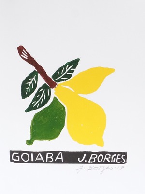 J.BORGES ジョタ・ボルジェス 木版画S　【GOIABA】