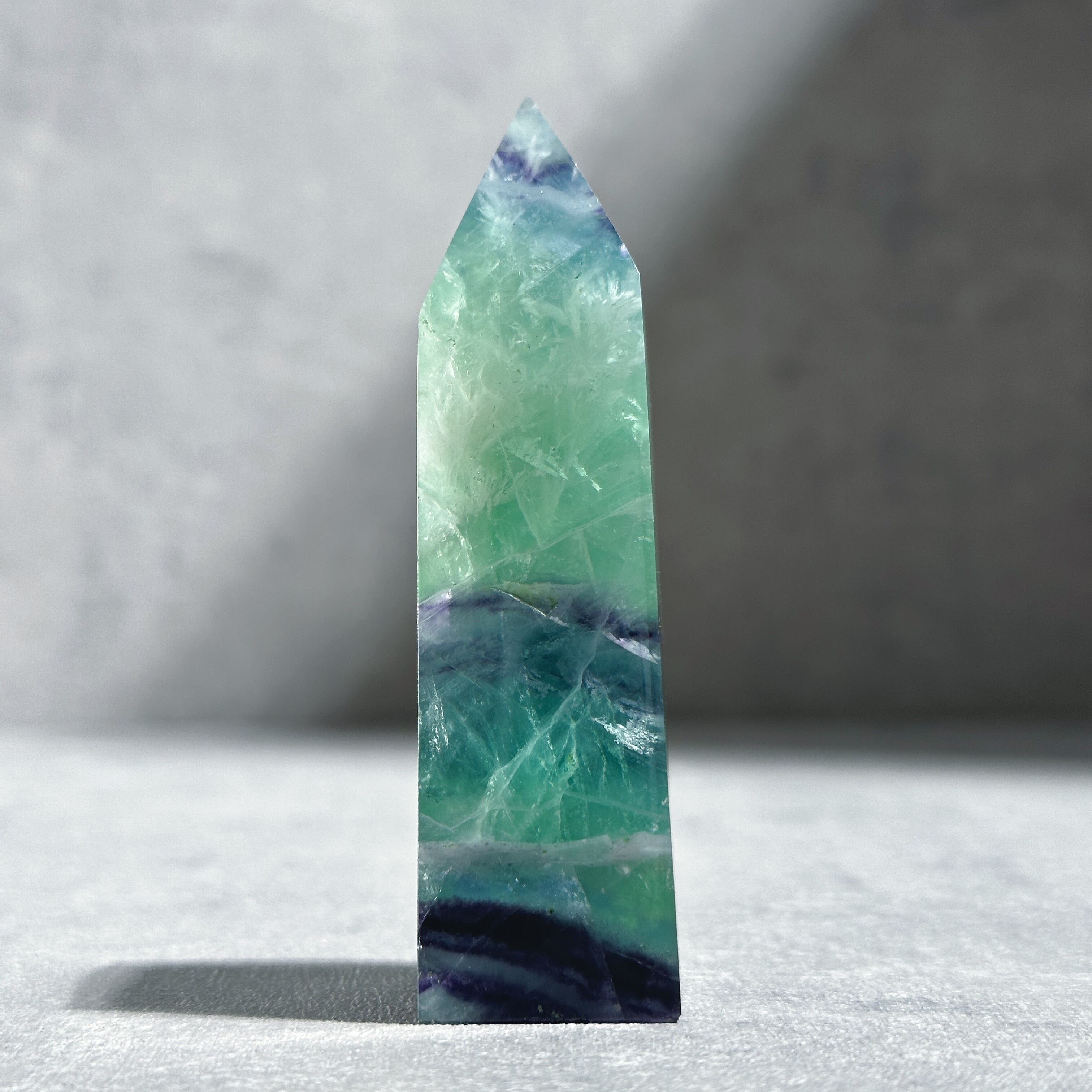 エンジェルフェザーフローライトタワー型04◇ Angel Feather Fluorite