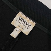 イタリア製 ARMANI COLLEZIONI アルマーニ コレツォーニ テーラードジャケット 38/ブラック レディース ビンテージ