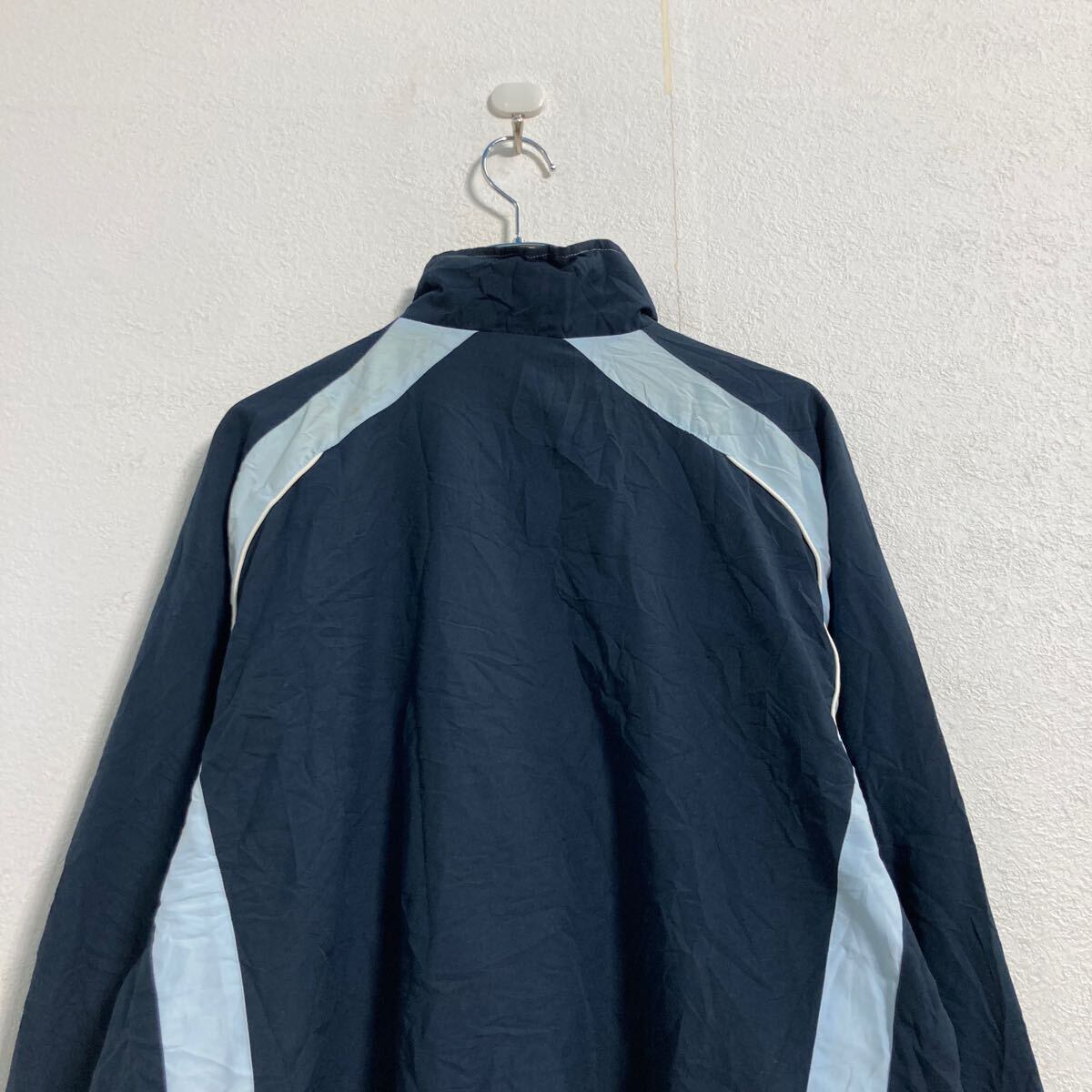 adidas ジップアップジャケット Sサイズ ホワイト/ネイビー adidas ジップアップジャケット ホワイト/ネイビー トラックジャケット