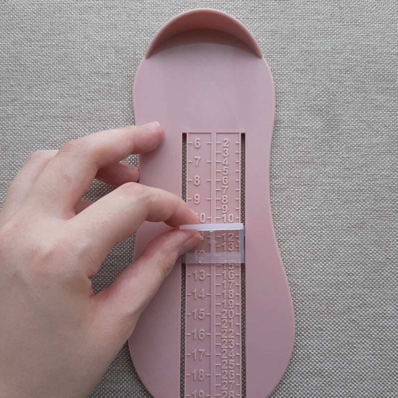 好評受付中 子供用 キッズ フットメジャー 足 靴 フットスケール サイズ測定 ピンク