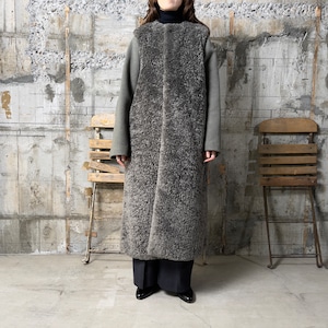 HYKE【ハイク】FAUX SHEARLING COAT (17425)