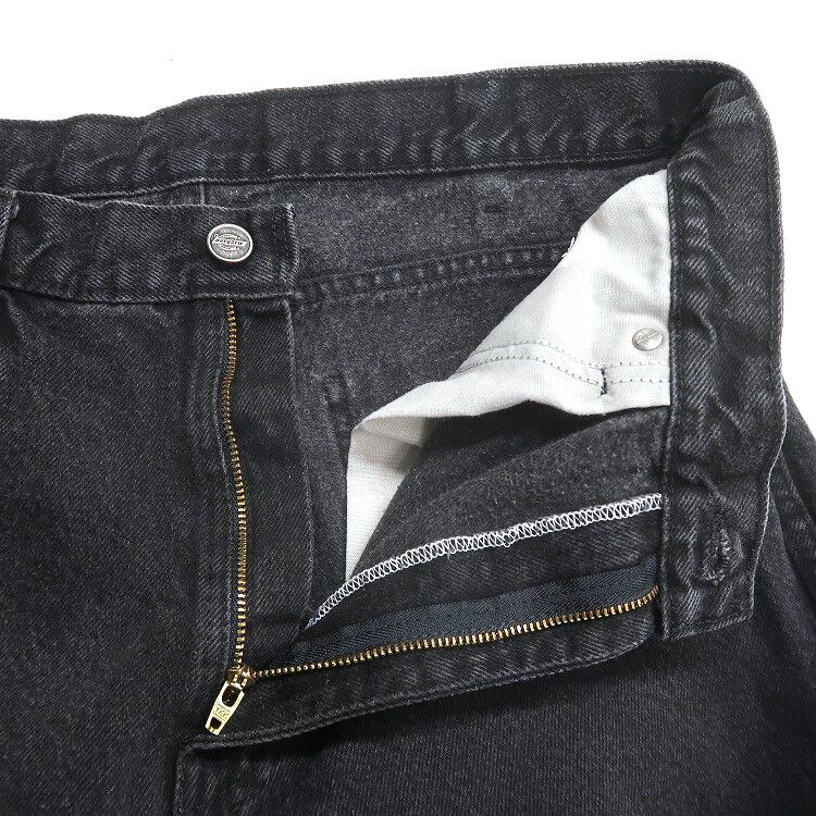 古着 ディッキーズ Dickies ブラックデニムパンツ ジーンズ ジーパン