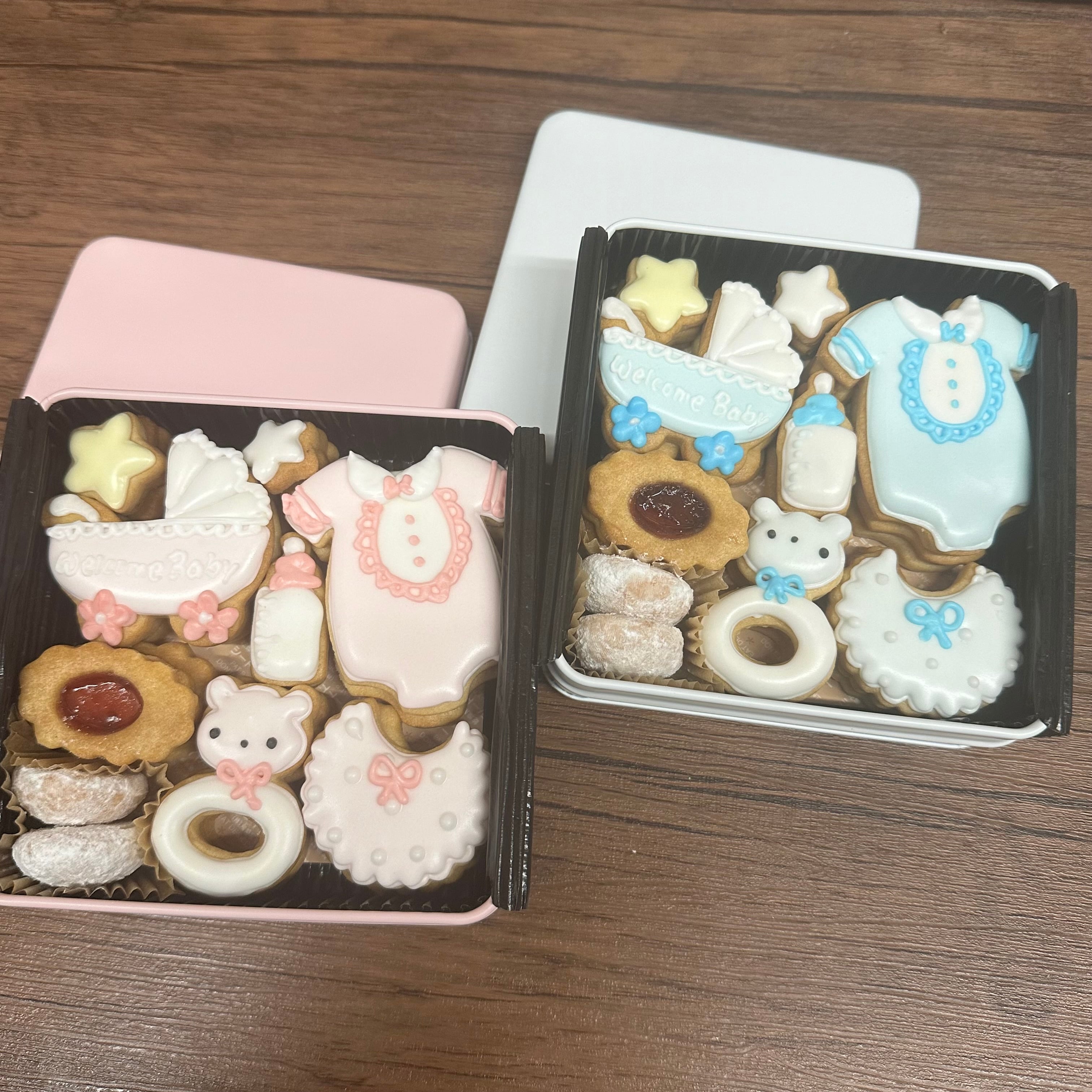 即日発送可＊出産祝いや内祝、ジェンダーリビールに＊アイシング