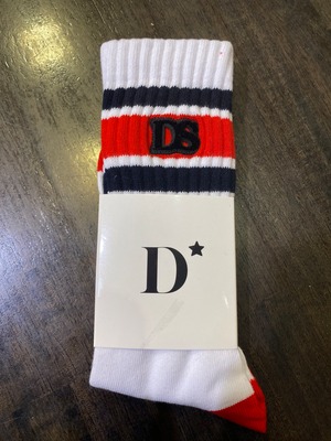 ダブルスタンダード DOUBLE STANDARD カラフルラインロゴソックス