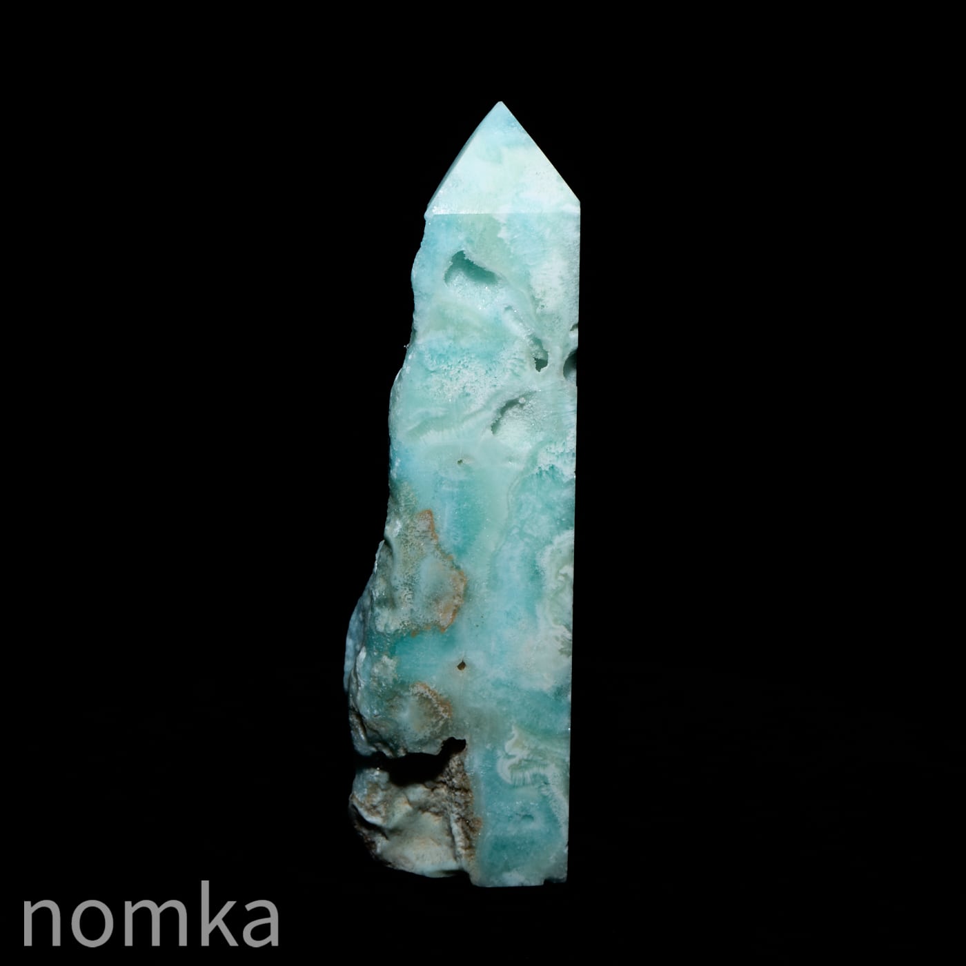 希少＆高品質】ブルーアラゴナイト 原石ポイント(中国雲南省産) 144g