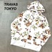 美品 TRAVAS TOKYO トラバストーキョー 総柄 ベア柄 パーカー
