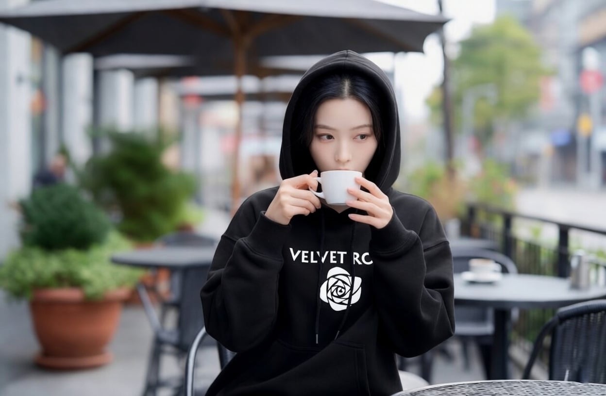 NOAH / Black Hoodie from VELVET ROSE | VELVET ROSE