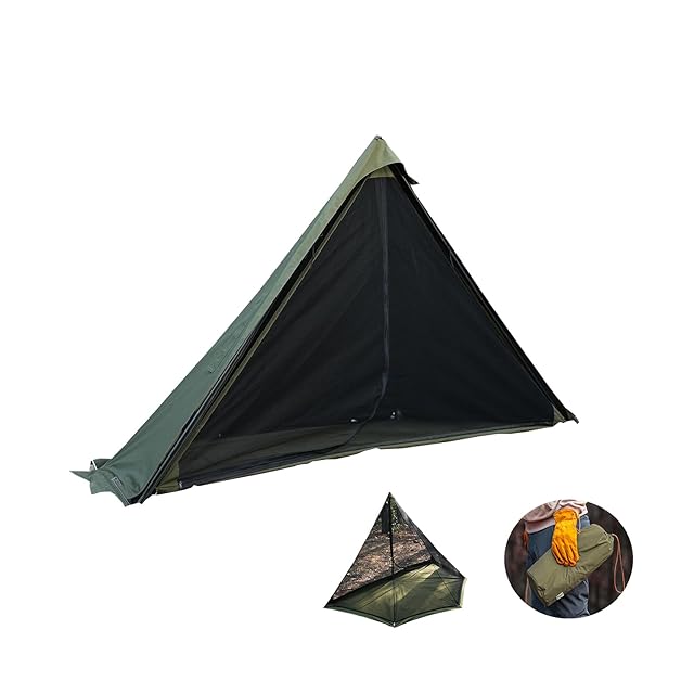 3F UL GEAR LANSHAN ティピーテント 防水PU5000mm+ 760g超軽量 大空間