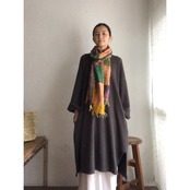 リサイクルサリーのカンタショール パッチワーク小03 インドの手仕事布 Mulaセレクト