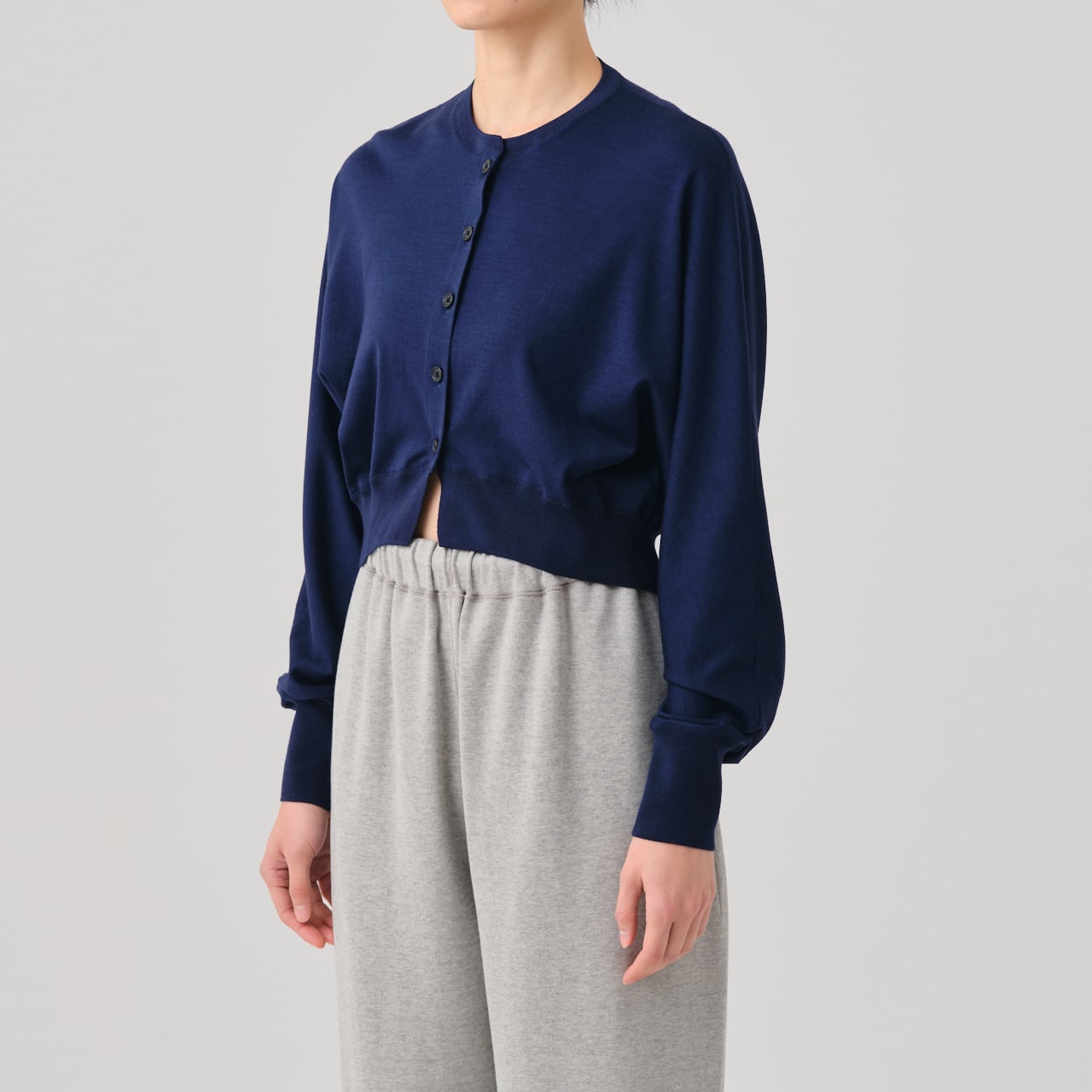 High Twist Summer Wool Balancircular® Crew Neck Cropped Knit