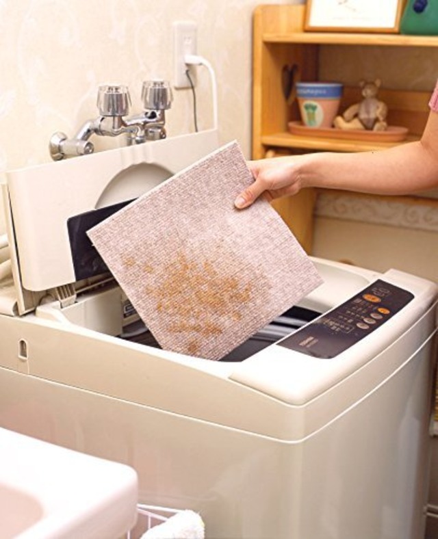 サンコー おくだけ吸着 獣医師推奨 ペット用撥水タイルマット 30cm×30cm 20枚入 アイボリー 犬 猫 サンコー カーペット 【日本製 撥水 消臭 洗える ハサミでカット可】 KM-05