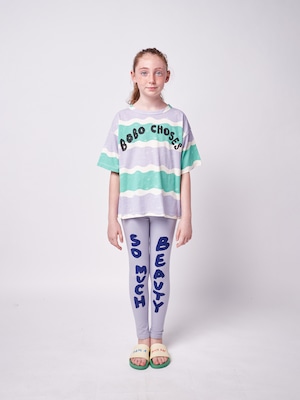 BOBO CHOSES /  Waves all over short sleeve T-shirt