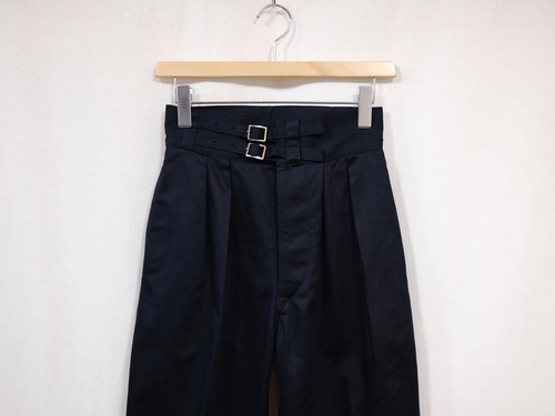 LENO”Women’s DOUBLE BELTED GURKHA TROUSERS DARK NAVY”