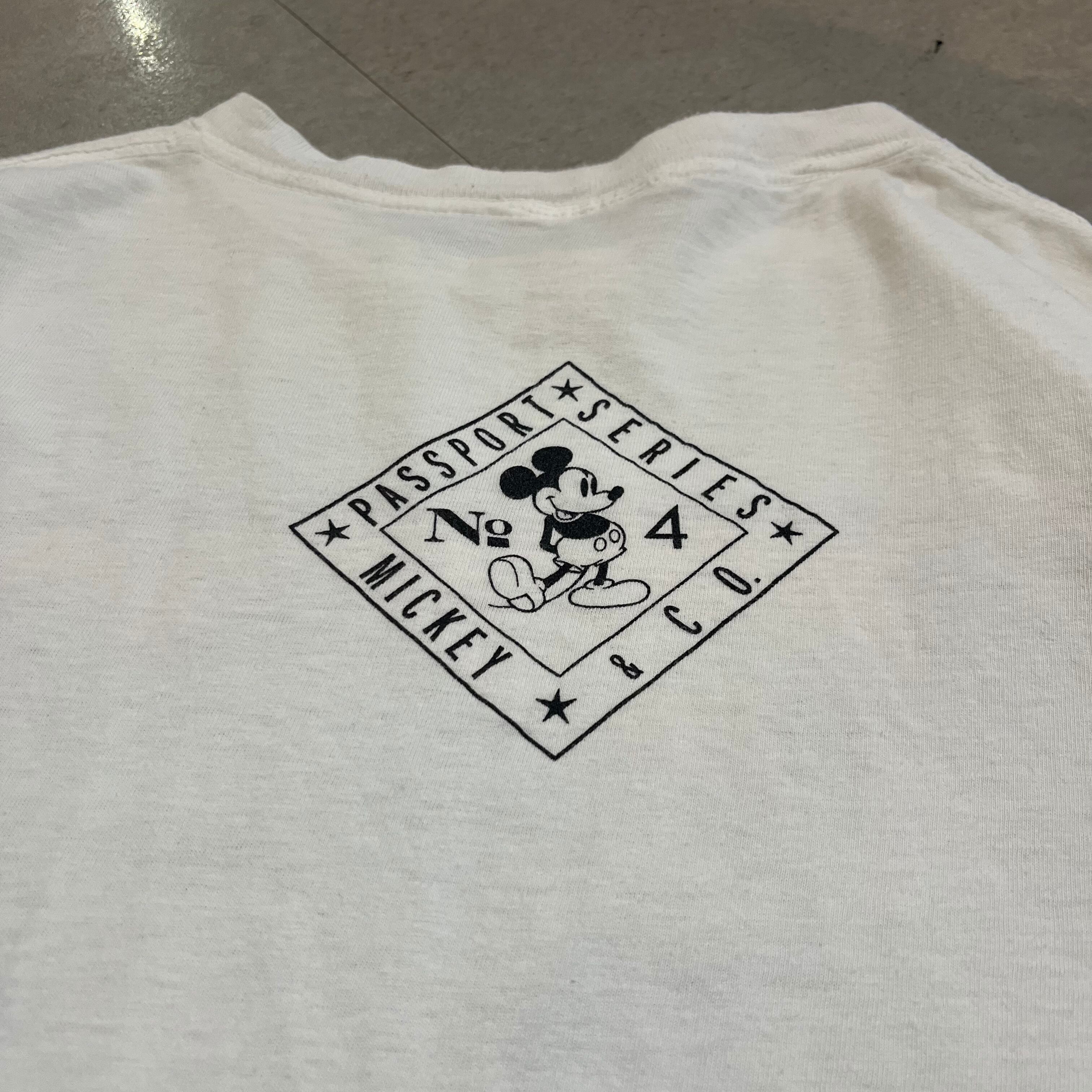 ~90年代 UNKNOWN MICKEY MOUSE & MINNIE MOUSE ミッキーマウス & ミニーマウス キャラクタープリントTシャツ メンズS ヴィンテージ /eaa338349