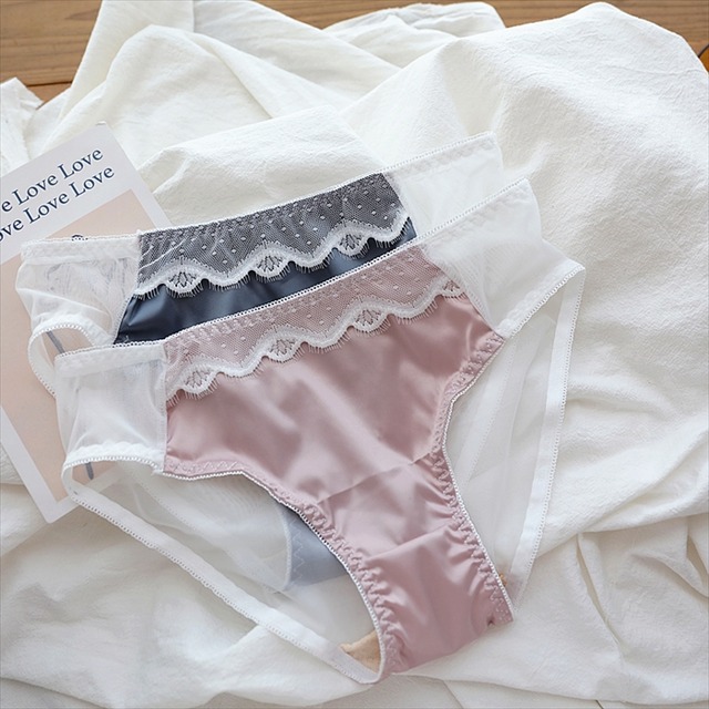 フリル レース ランジェリーセット 三角デザイン サテン 下着 ノンワイヤー ブラジャー ショーツ 透け感 シースルー ブラ ショーツ 勝負下着 セクシー 下着セット ガーリー 着痩せ フェアリー 可愛い Laff Store 会社情報 納期の確認をお願いします