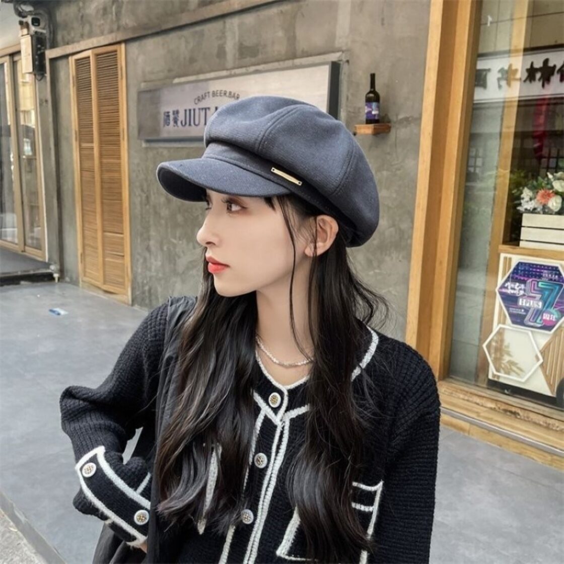 キャスケット レディース帽子 秋冬 ハット ベレー帽 ハンチング 帽子 キャップ 大人可愛い カジュアル 大人 上品 おしゃれ メンズライク 無地 春 秋 冬 レディース ペア デート お出かけ 休日 旅行 普段使い 韓国 ファッション スタイル プレゼント 送料無料 フリーサイズ