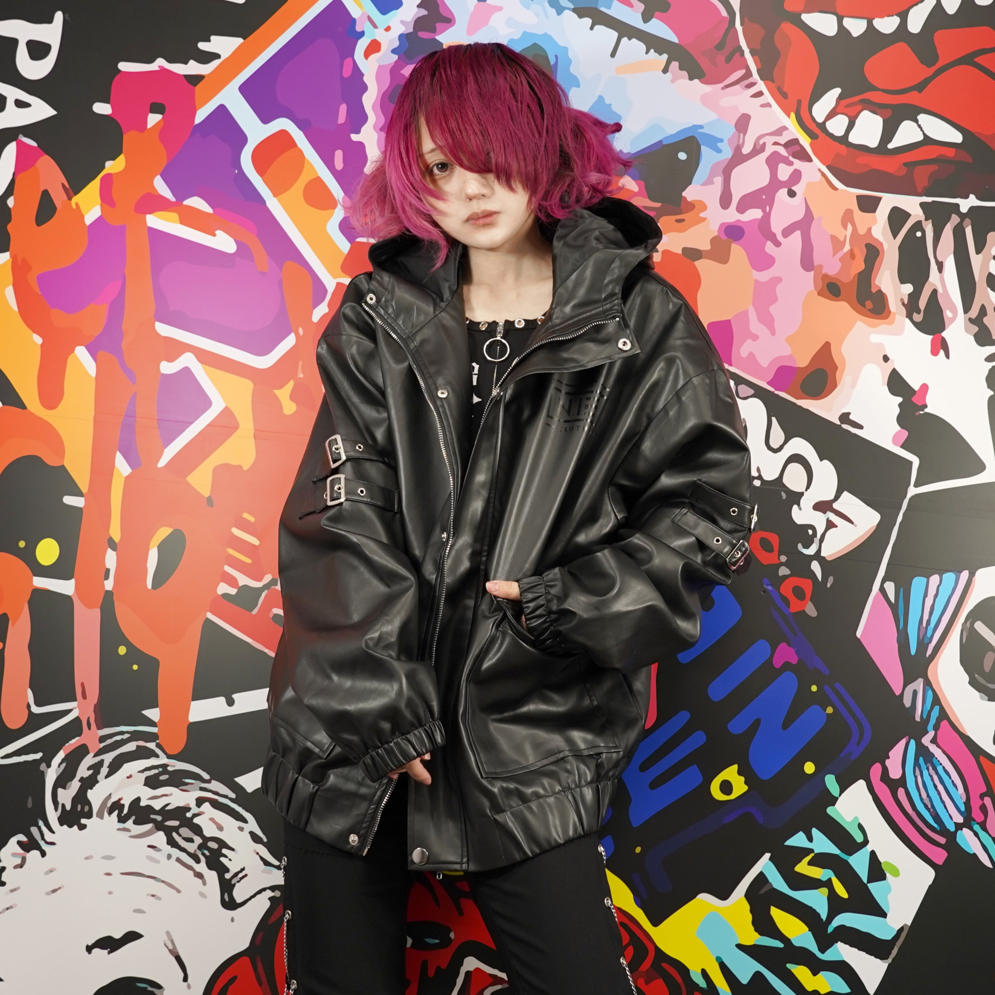 BELTED HOOD RIDERS JACKET【WING】 | NIER CLOTHING BELTED HOOD RIDERS JACKET【WING】 | NIER CLOTHING