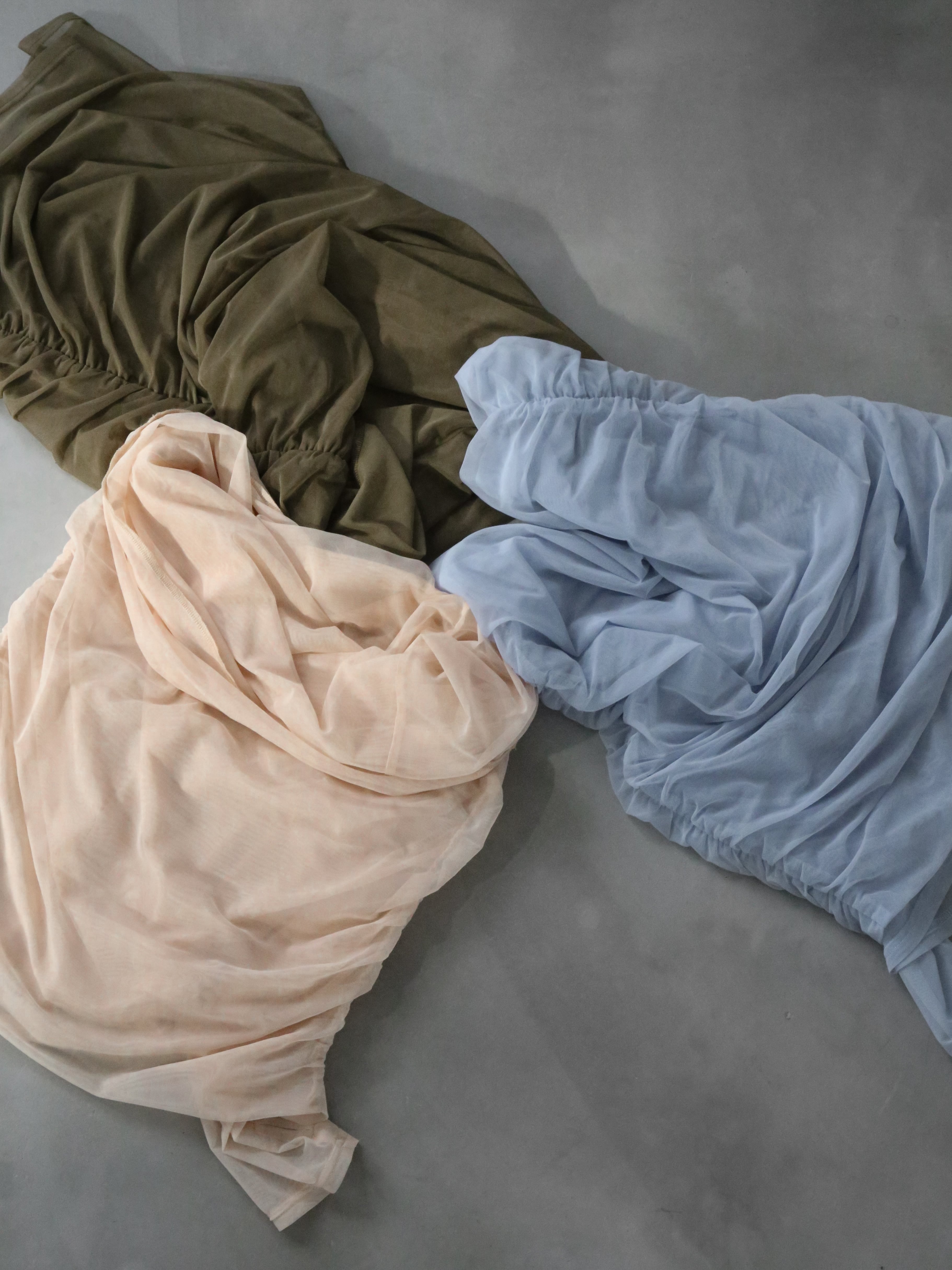 off shoulder sheer mesh tops | Katrin TOKYO