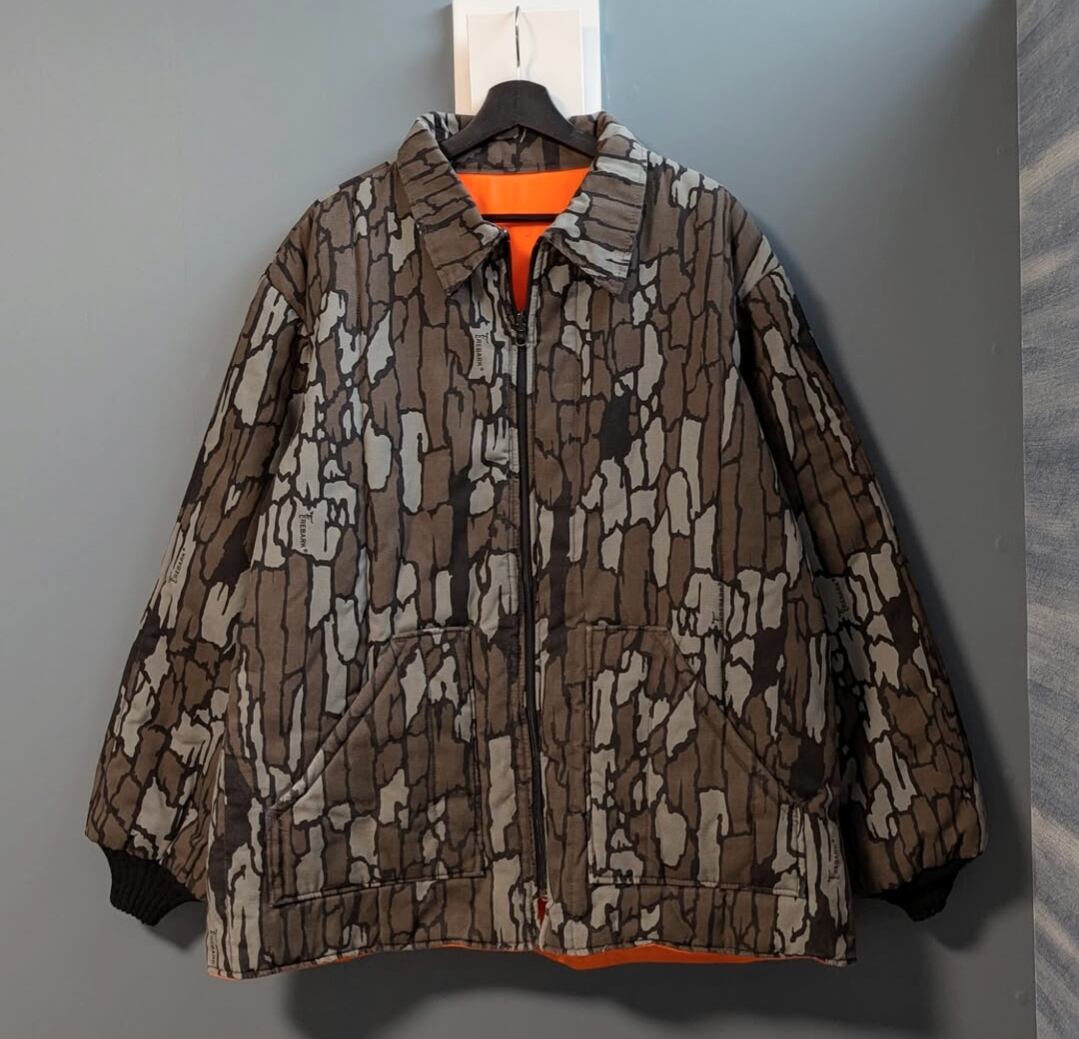 90s walls trebark camo reversible insulation jaket 小岩
