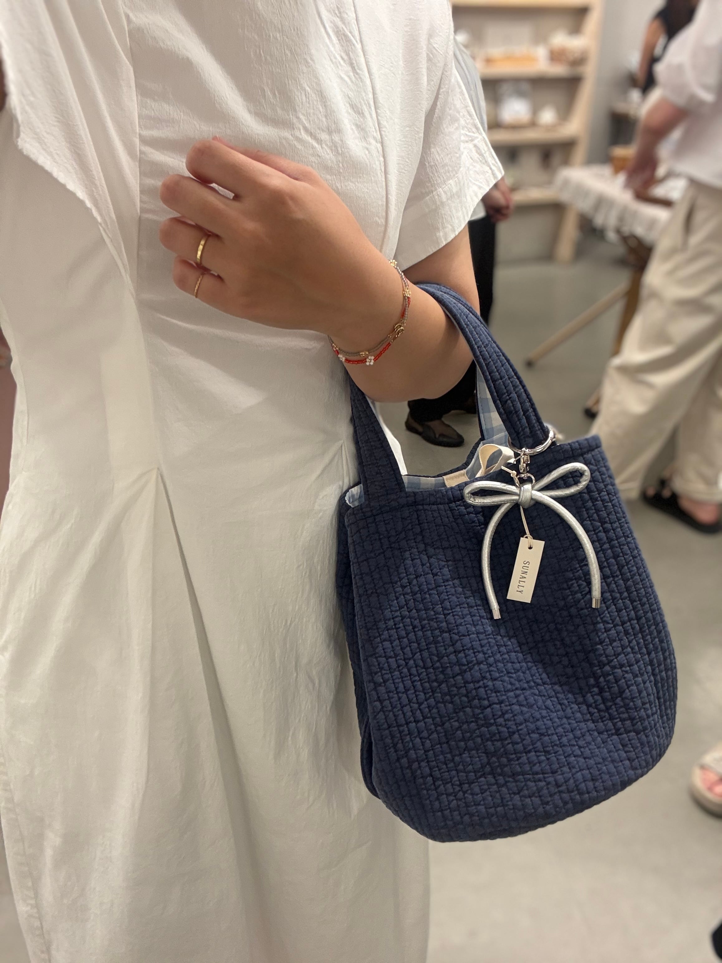 受注制作【washable】me time tote (無地プレーン) ヌビバッグ