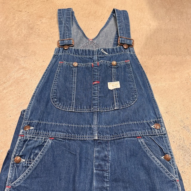 1970s BIG MAC DENIM OVERALL CUT OFF