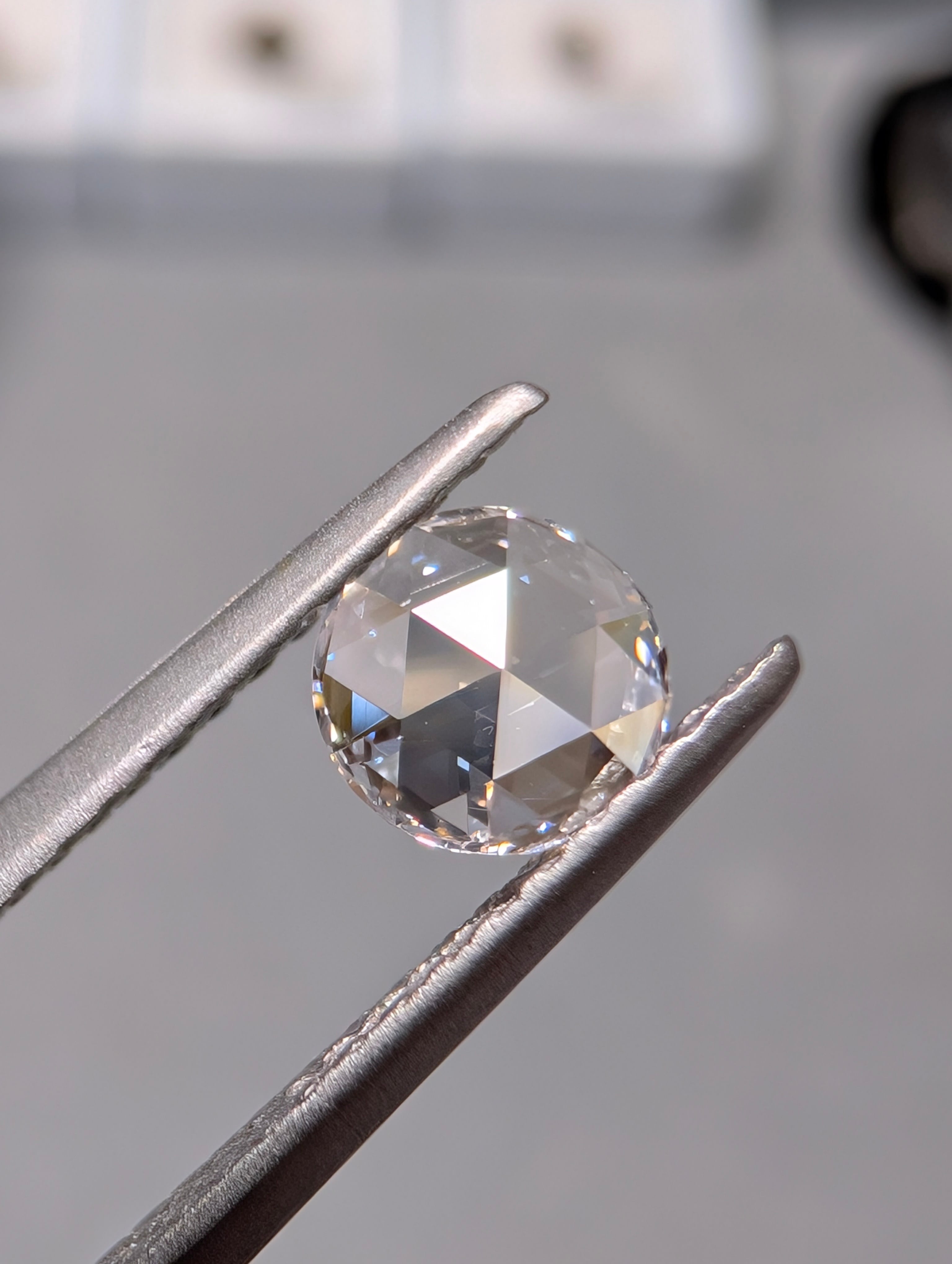 ローズカットダイヤモンド 0.27ct 4.96mm ラウンドローズカット ローズカットダイヤモンド 0.27ct 4.96mm ラウンドローズカット