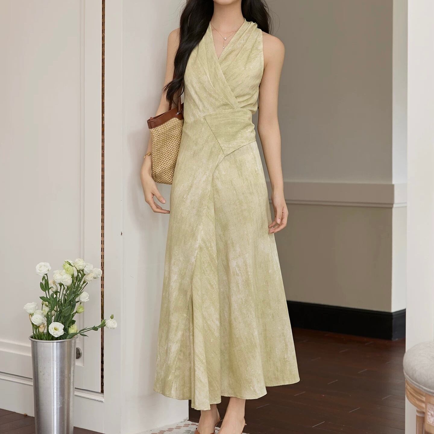 ホルターワンピース YH9047