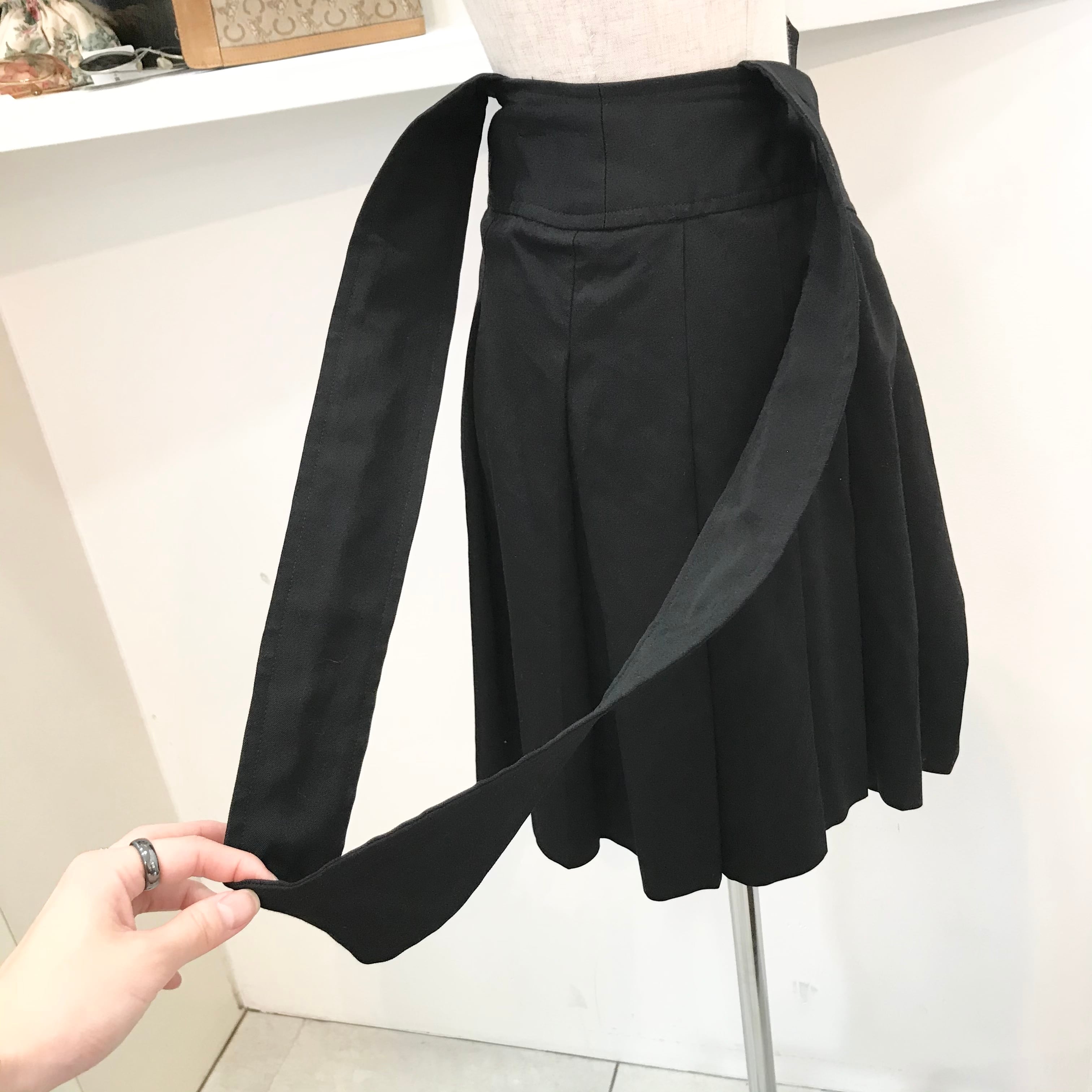 JUNYA WATANABE COMME des GARCONS MAN/skirt/pleats/黒色