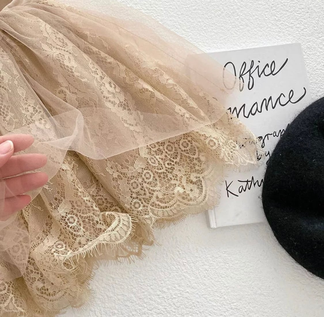 フリルニット重ね着ワンピース》》》》》》2021AW 秋冬 ワンピース ニット ドレス プチプラ ナチュラル 女の子 海外子供服