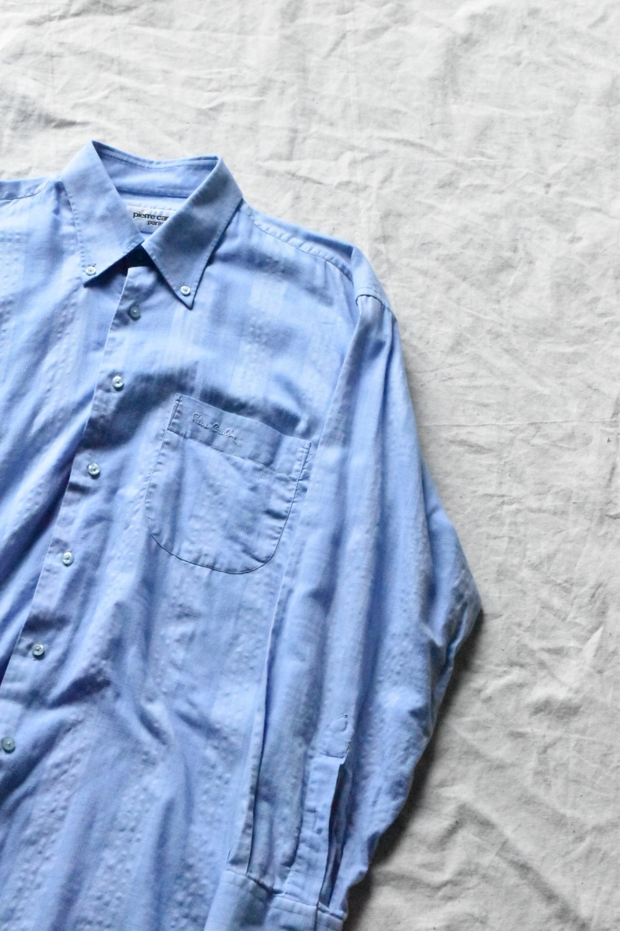 "PIERRE CARDIN" Euro light blue shirt