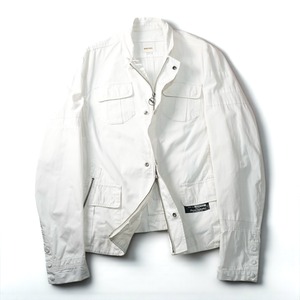 "DIESEL" military M65 sampling double zip field jacket "WHITE"