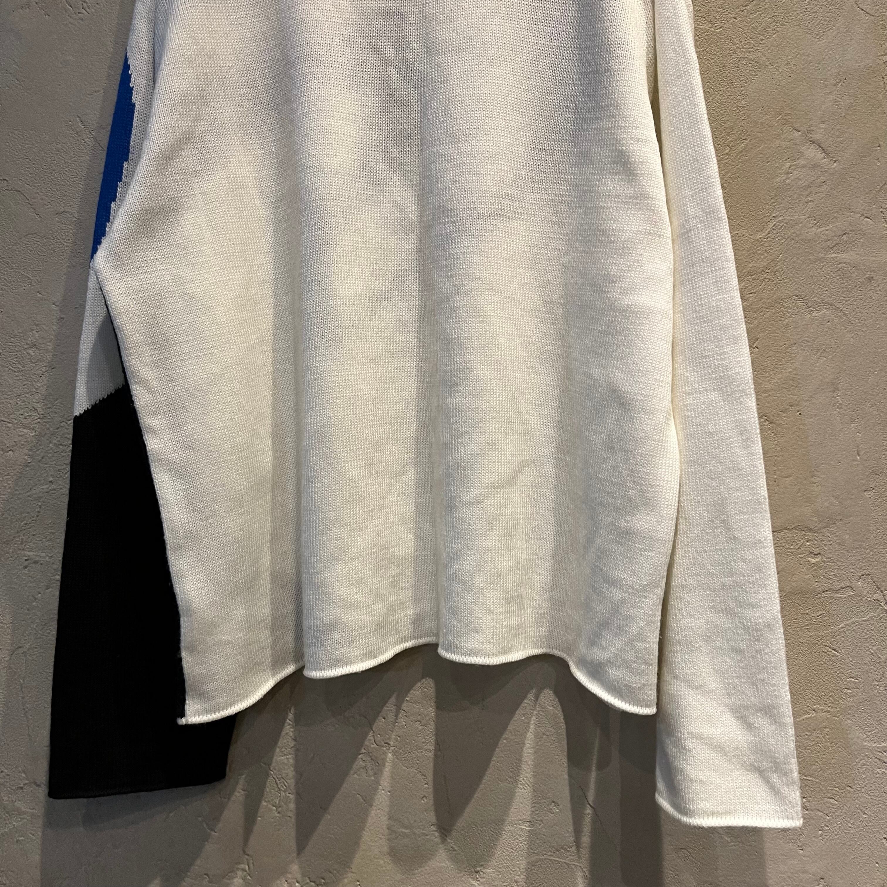 ANTONIO VATTEV アントニオ ヴァッテフ 23aw NTARSIA KNIT K01AE WHITE