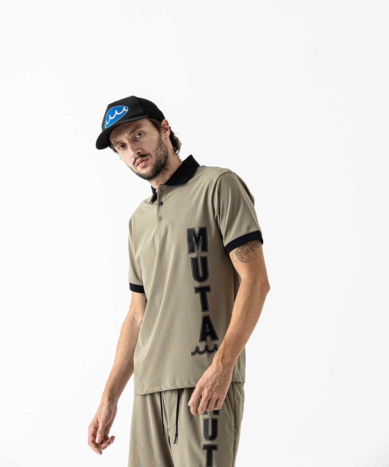 ACANTHUS × muta MARINE メッシュポロシャツ muta MARINE × ACANTHUS メッシュ ポロシャツ | ACANTHUS ONLINE STORE