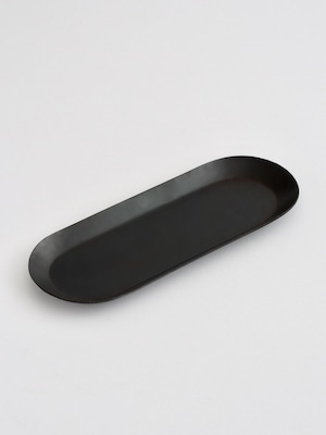 オーバルトレイ アイアン L|Oval Tray Iron Large