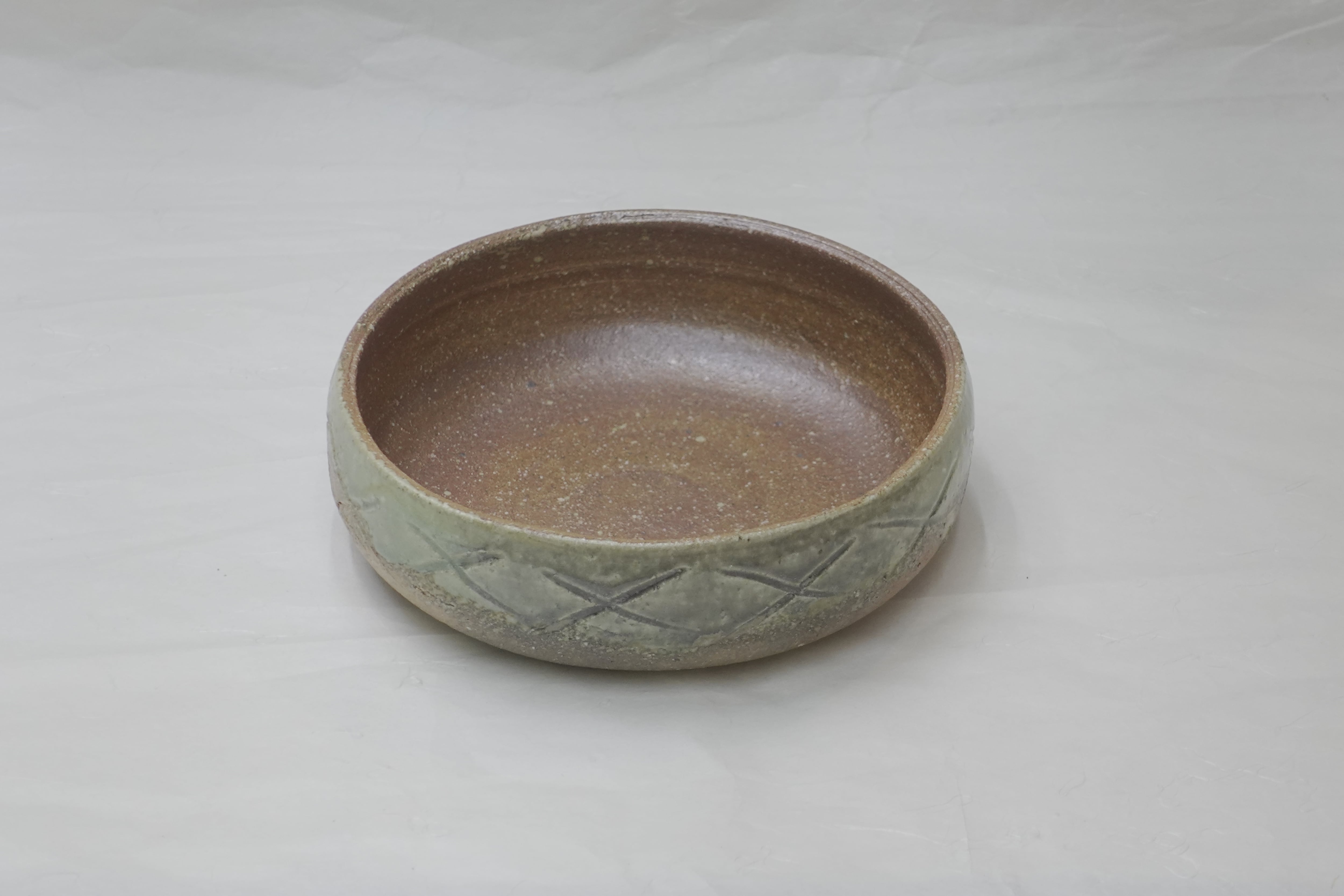 信楽焼 楕円向付5客揃 灰釉 【公式通販】