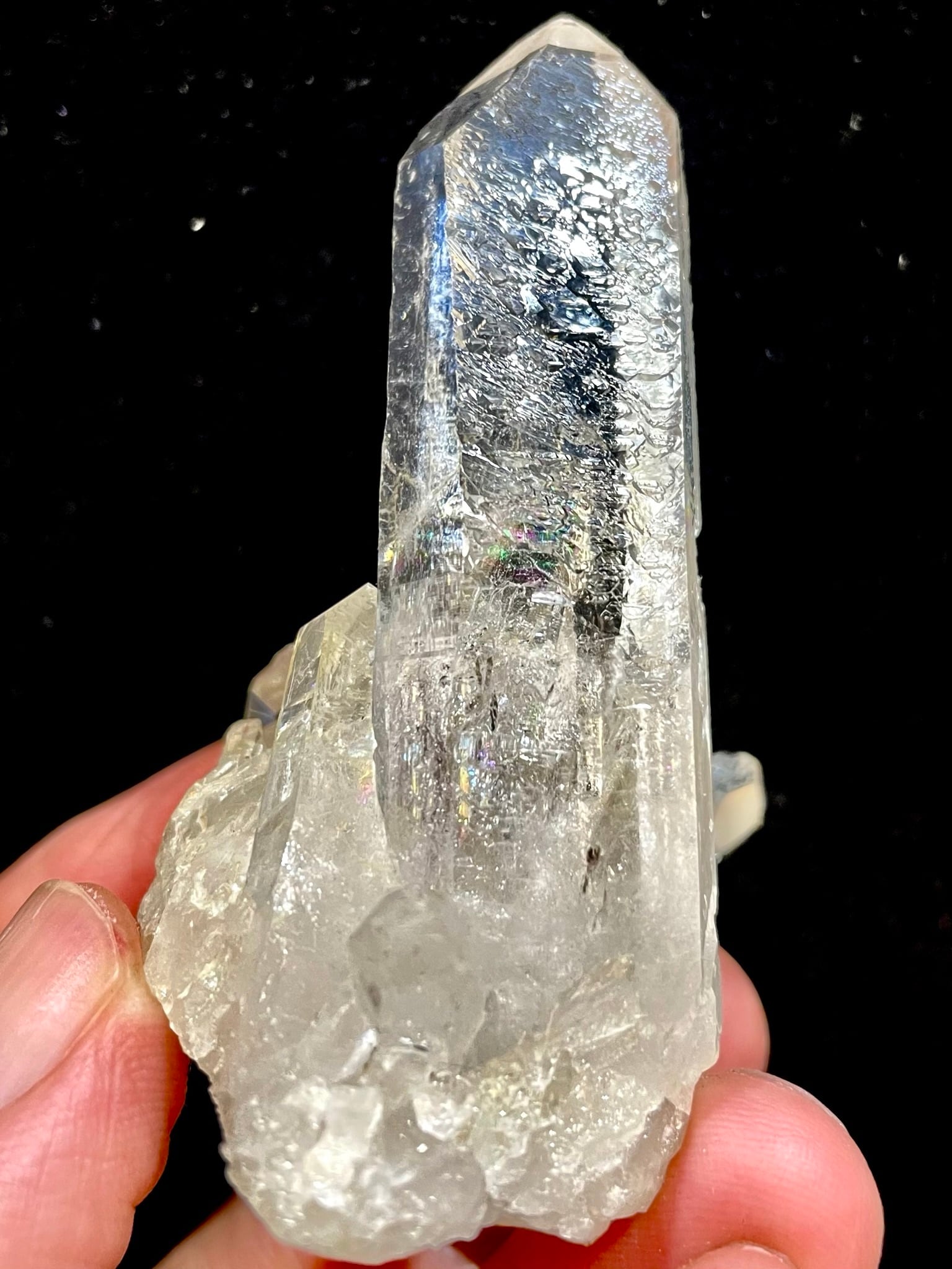 6) マダガスカル産クオーツ「スターブラリー(星の図書館)」クラスター