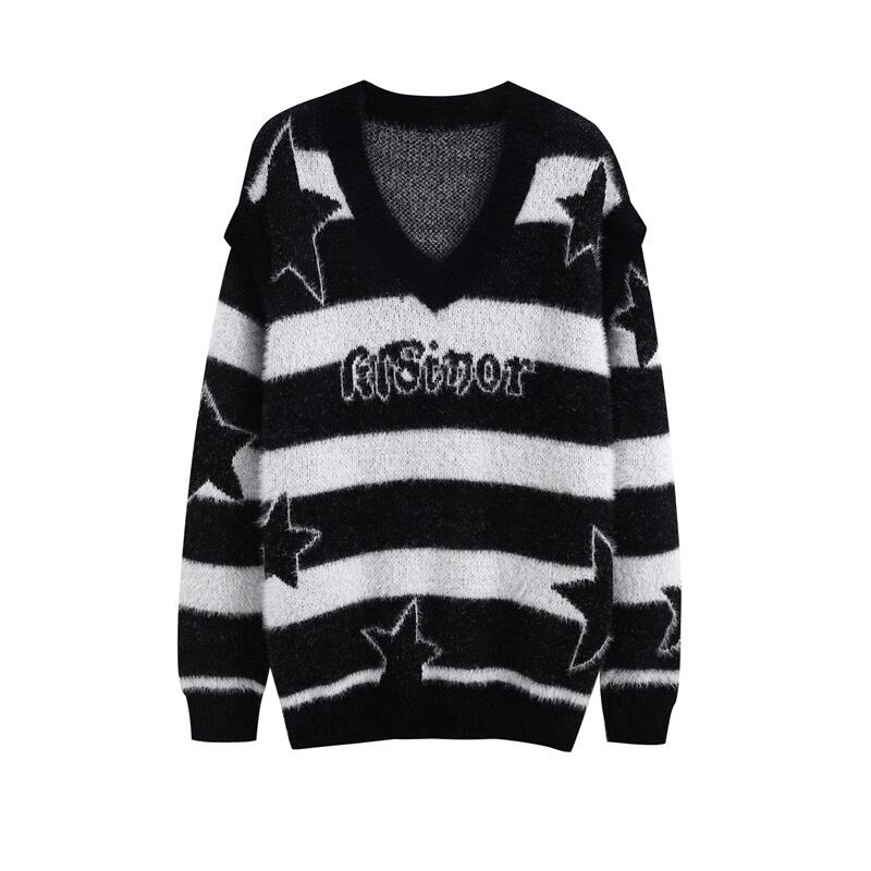 archive y2k ボーダー モヘア 00s archive SHIPS シップス 太ボーダー