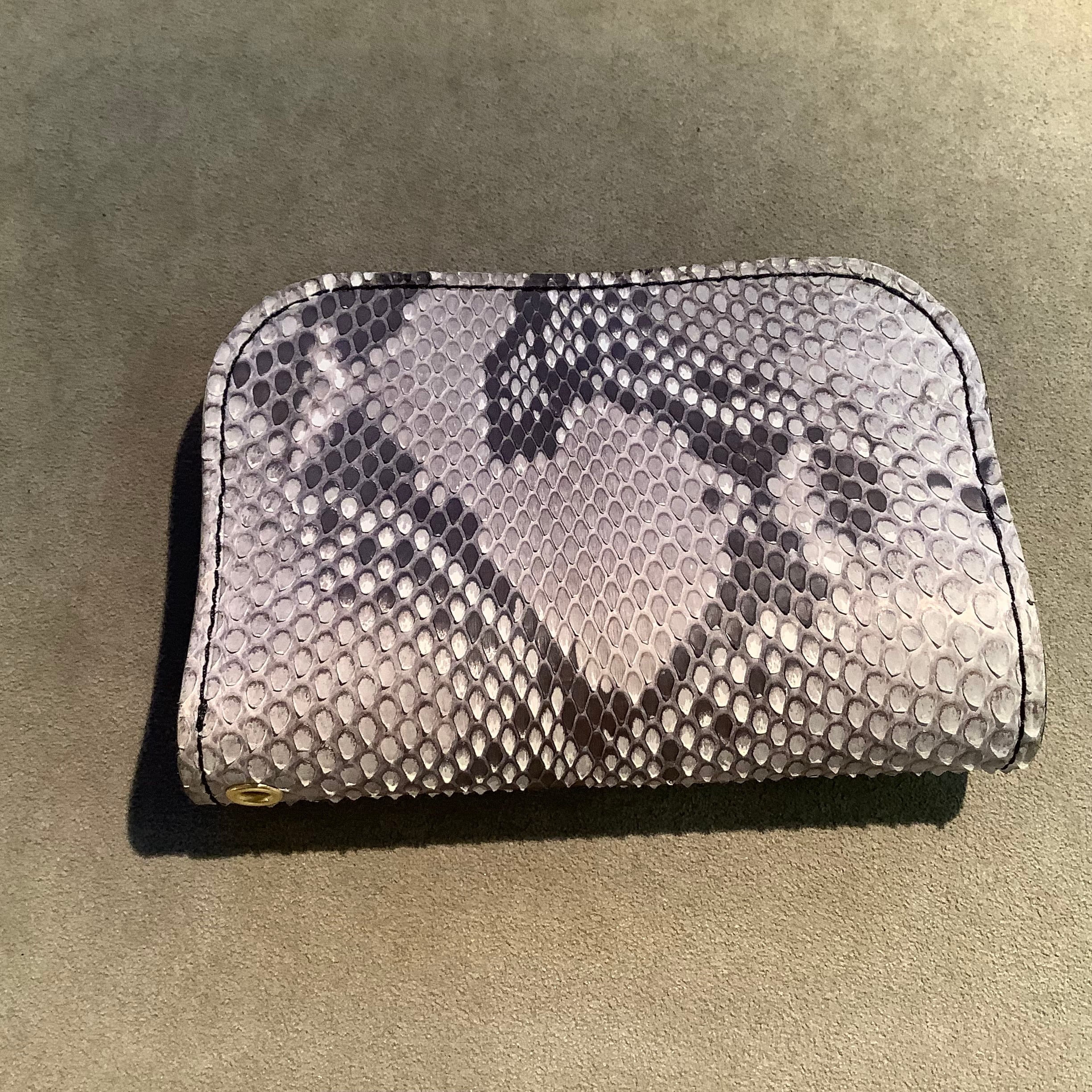 short tracker wallet custom Python パイソンカスタム 蛇革 ショート