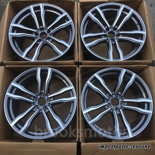 20インチグレー スタイル スタッガーホイール BMW X5 E70 F15 X6 E71 F16 5x120 612 適合 LI-1811