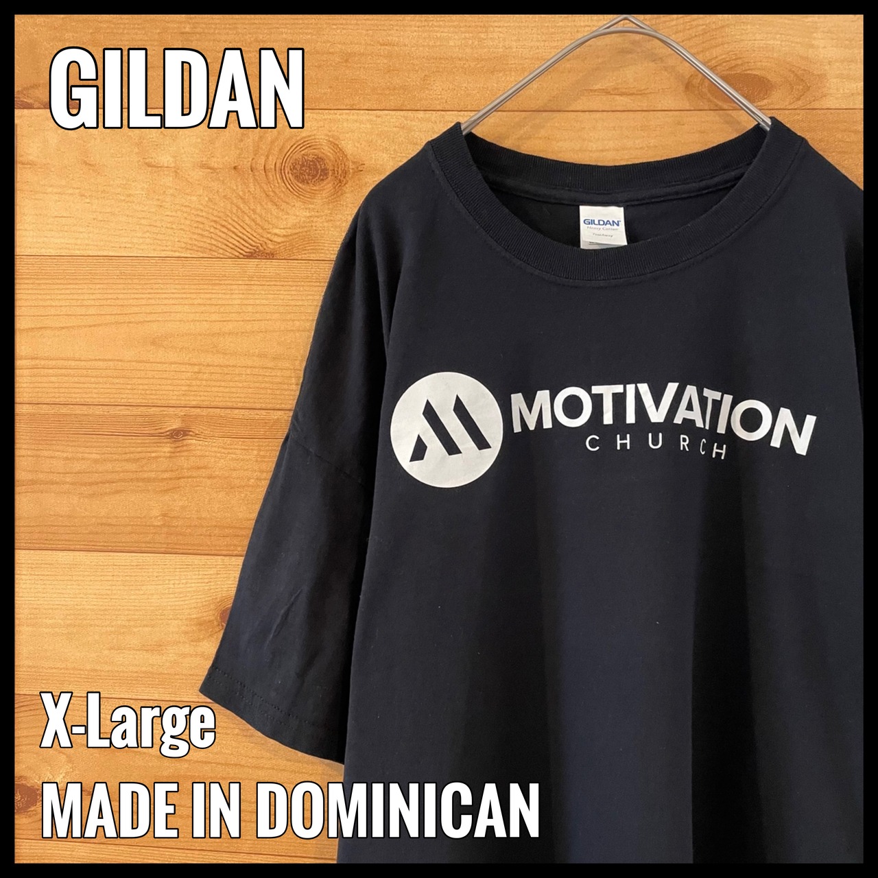 【GILDAN】教会 ロゴ プリント Tシャツ XL ビックサイズ ギルダン US古着 アメリカ古着