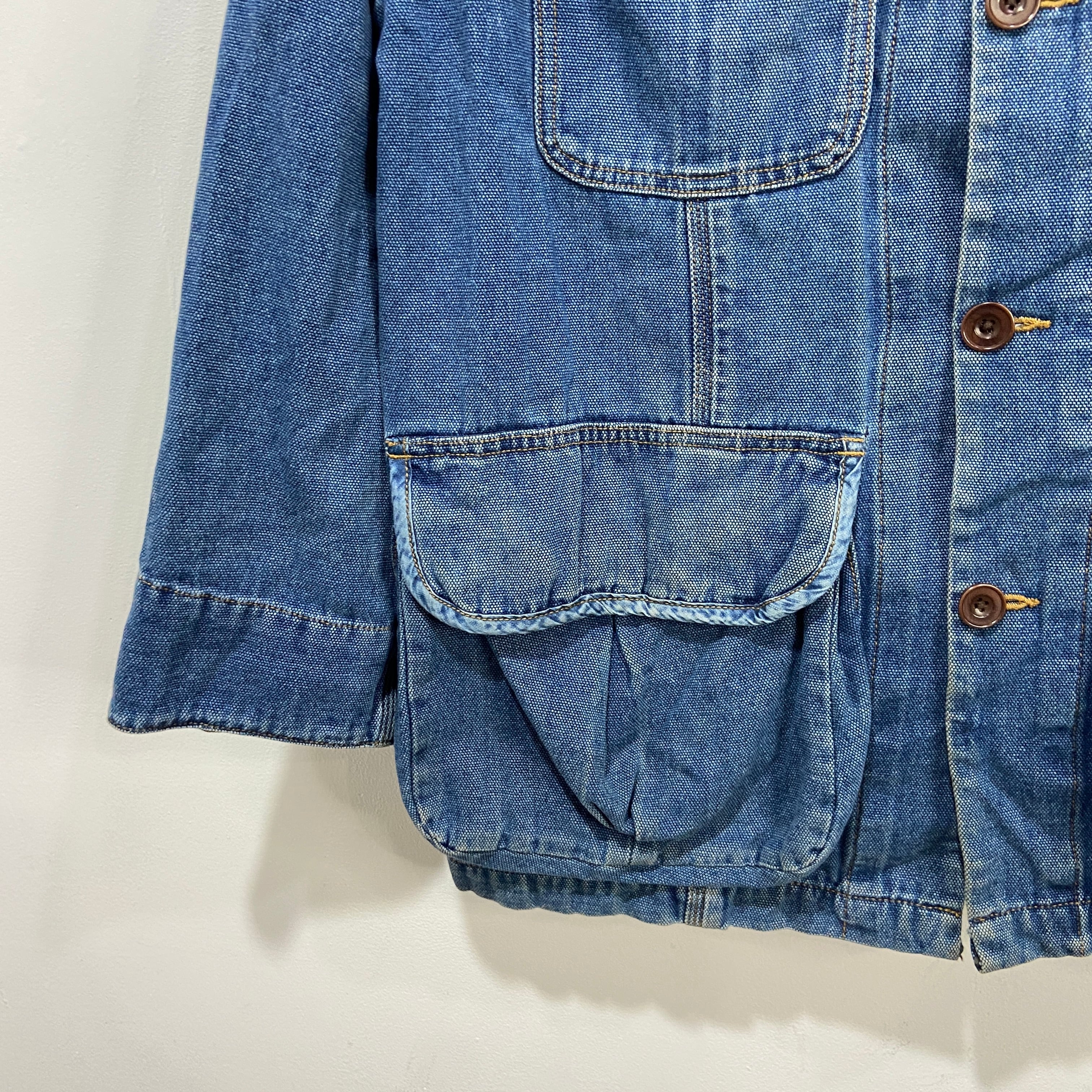 着後レビューで 送料無料】 00s S カバーオール ナイロン リネン