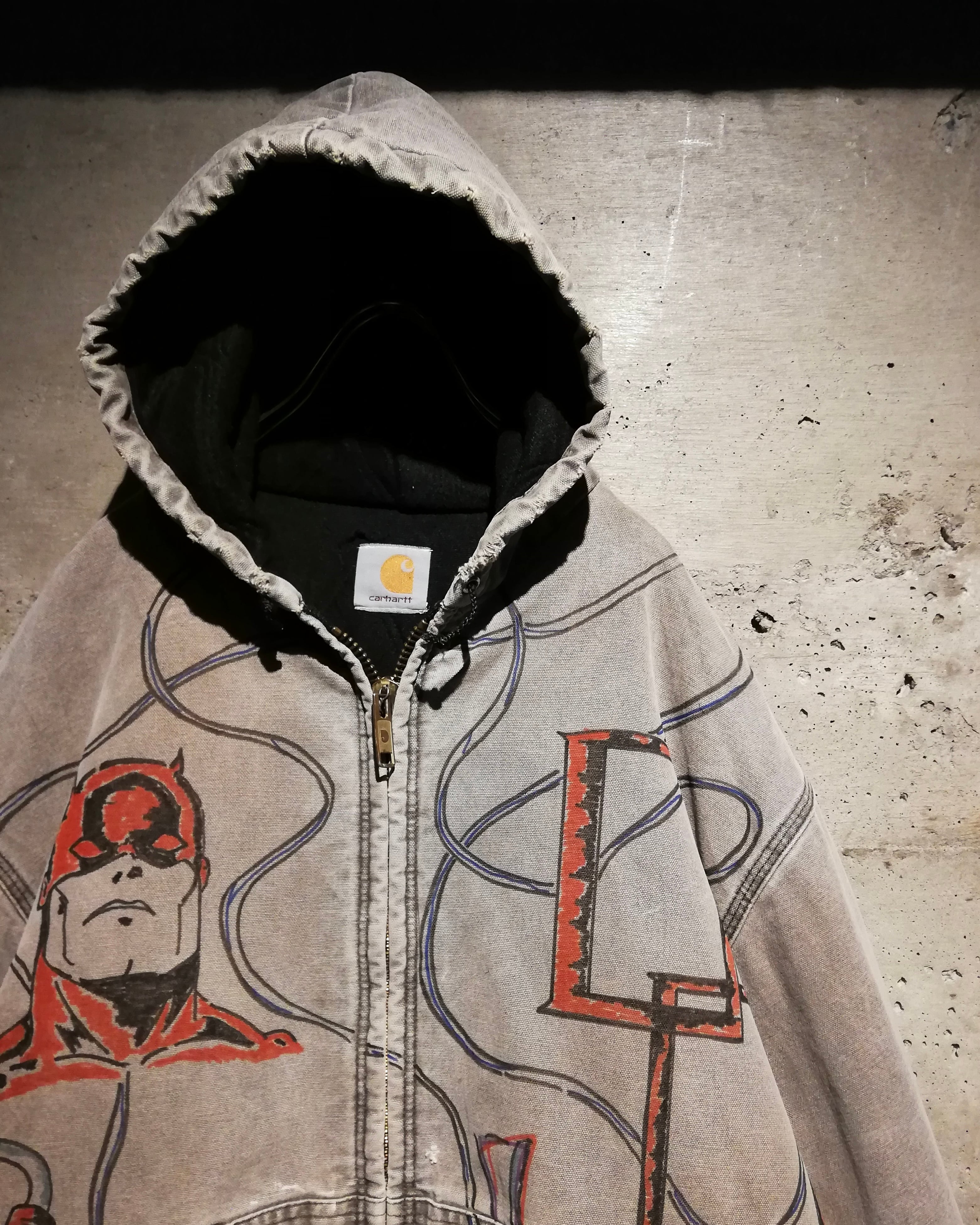 Caka】“Carhartt” Special Hand Drawing Custom Active Jacket | Caka