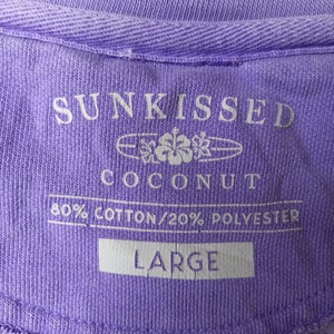 SUNKISSED COCONUT　スウェット　トレーナー　スカルプリント　L