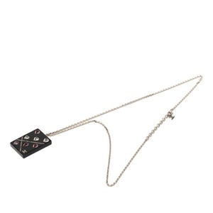 シャネル ココマーク ラインストーン ネックレス ブラック マルチカラー プラスチック レディース CHANEL 【中古】