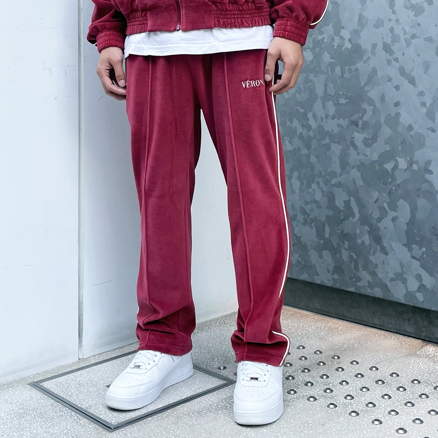 VÉRONICA / VELVET TRACK PANTS | HOLICK