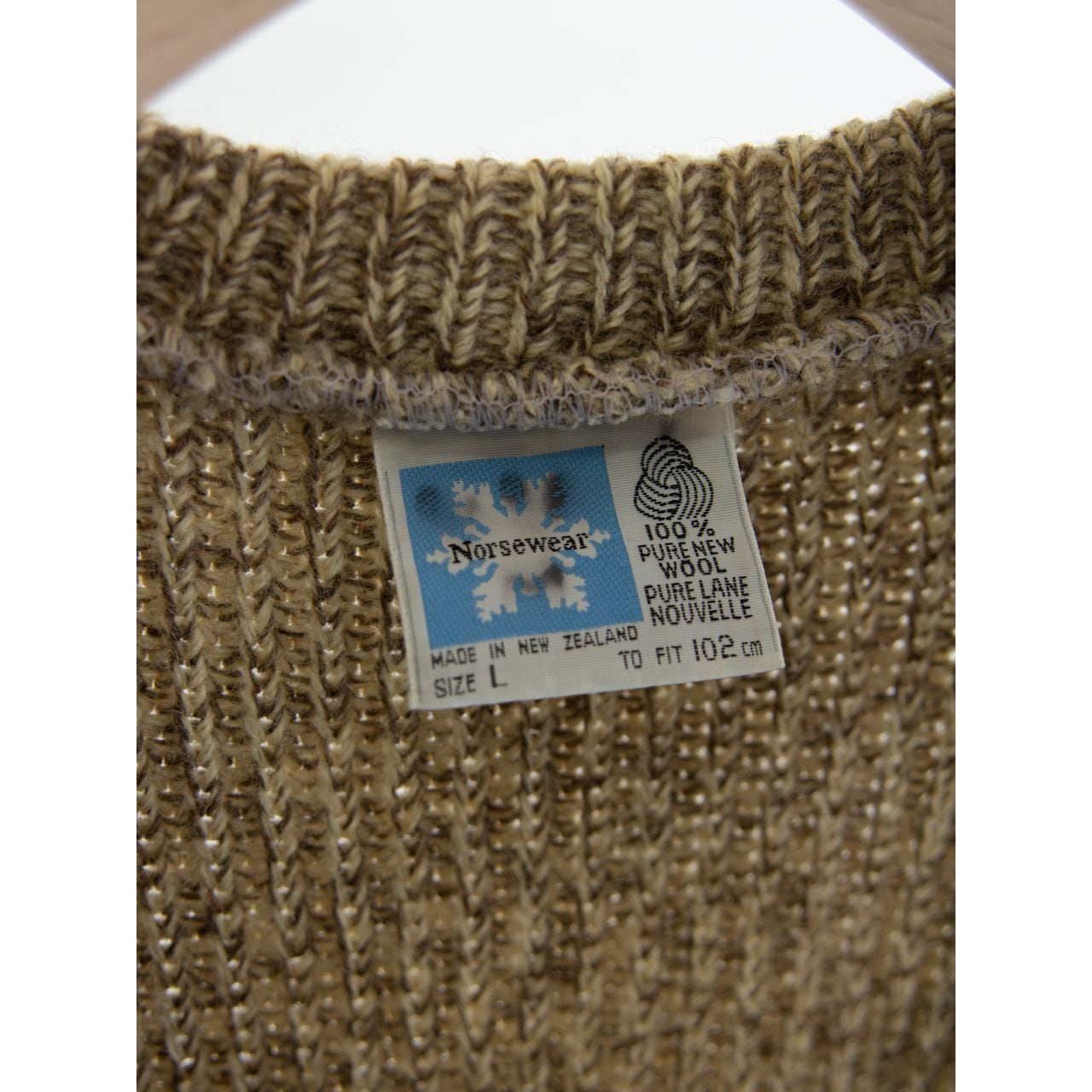 Norsewear】Made in New Zealand 70-80's 100% Pure Wool Sleeveless ...