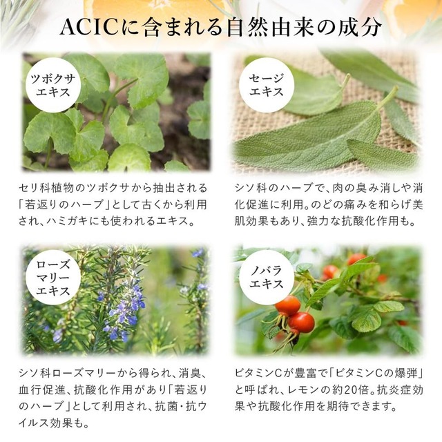 2本セット ACIC(アシック) 〜ナチュラル歯磨き粉〜