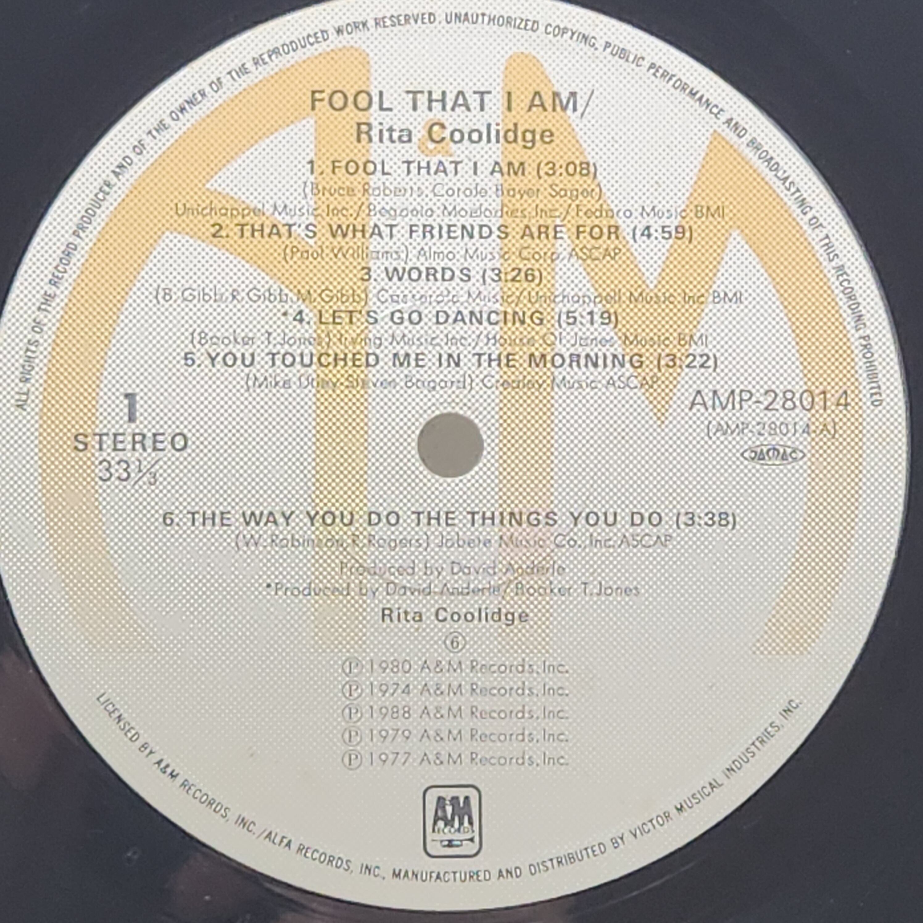Rita Coolidge / Fool That I Am [AMP-28014] - 画像3