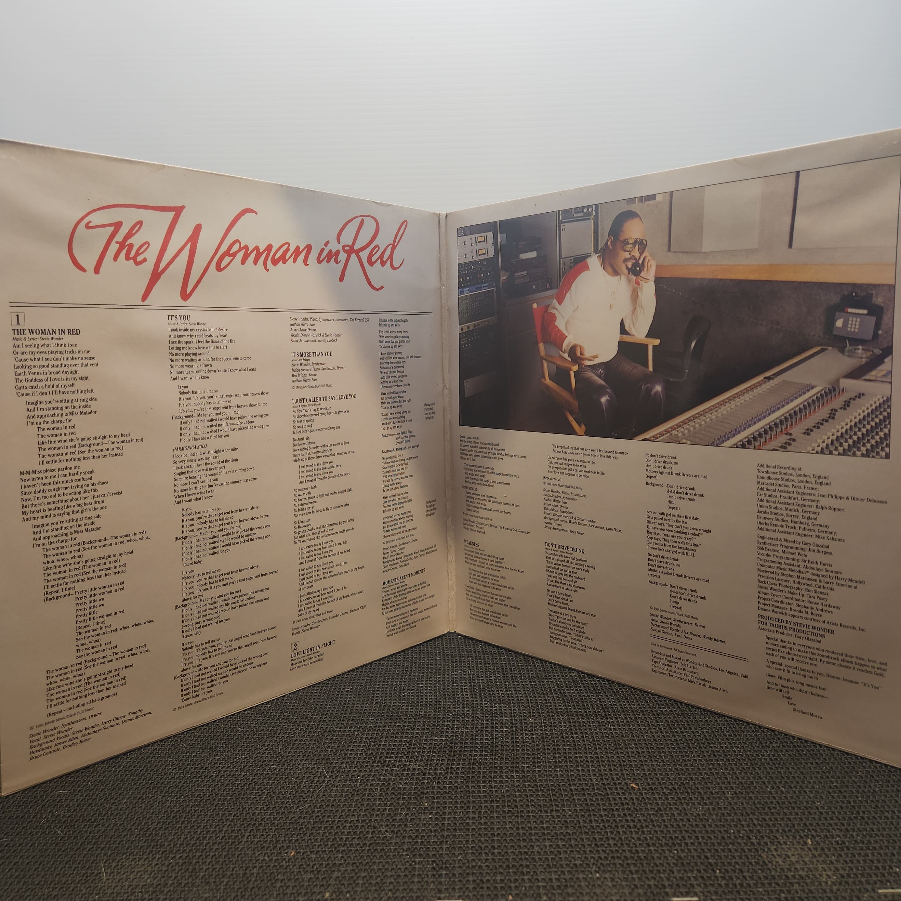 Stevie Wonder / The Woman In Red ( Soundtrack) [ZL72285] - 画像3